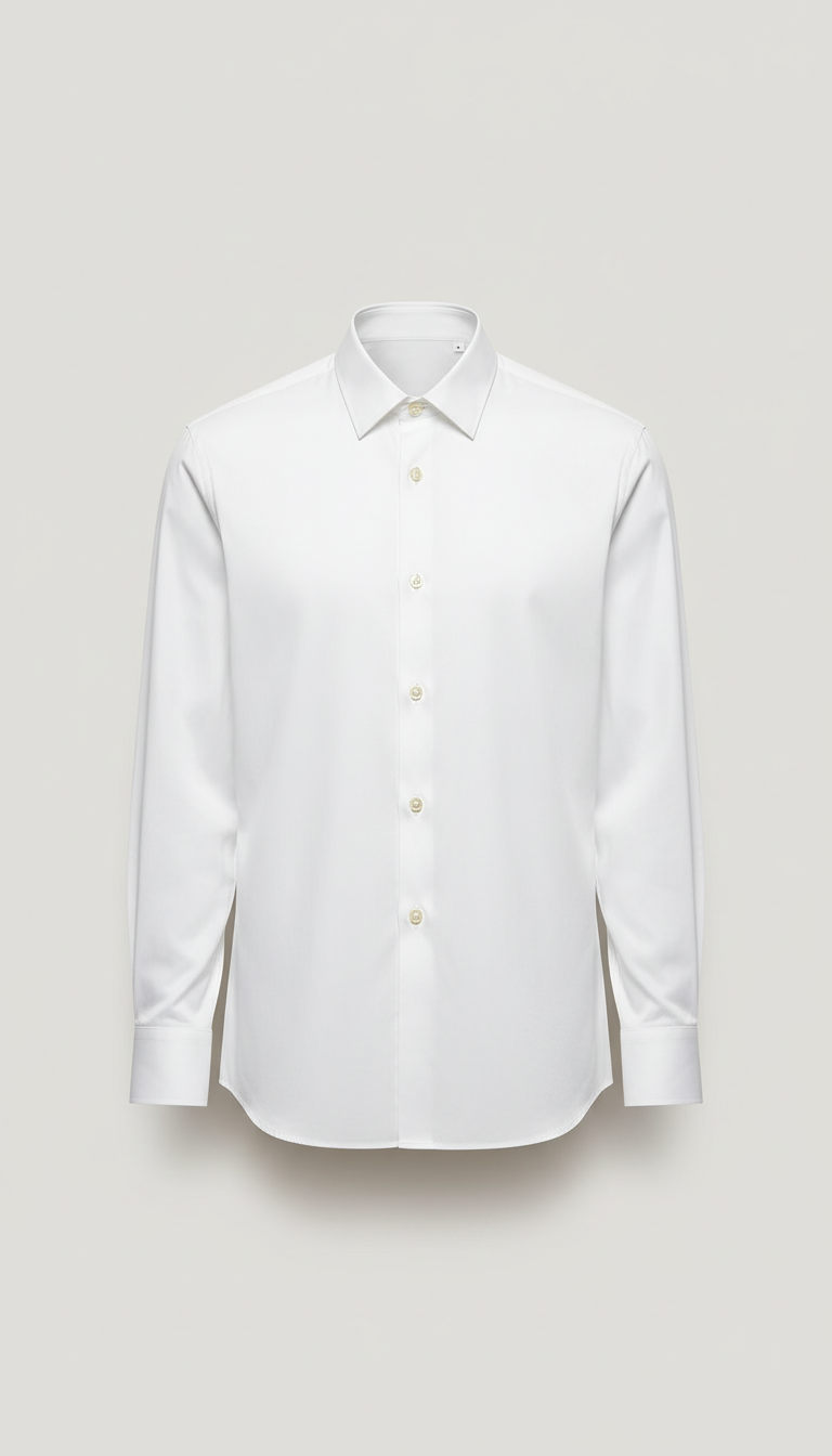 Porcelain Egyptian Cotton Shirt